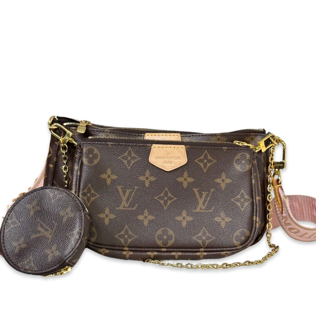 Pre-Owned Louis Vuitton Monogram Canvas Multi Pochette Crossbody