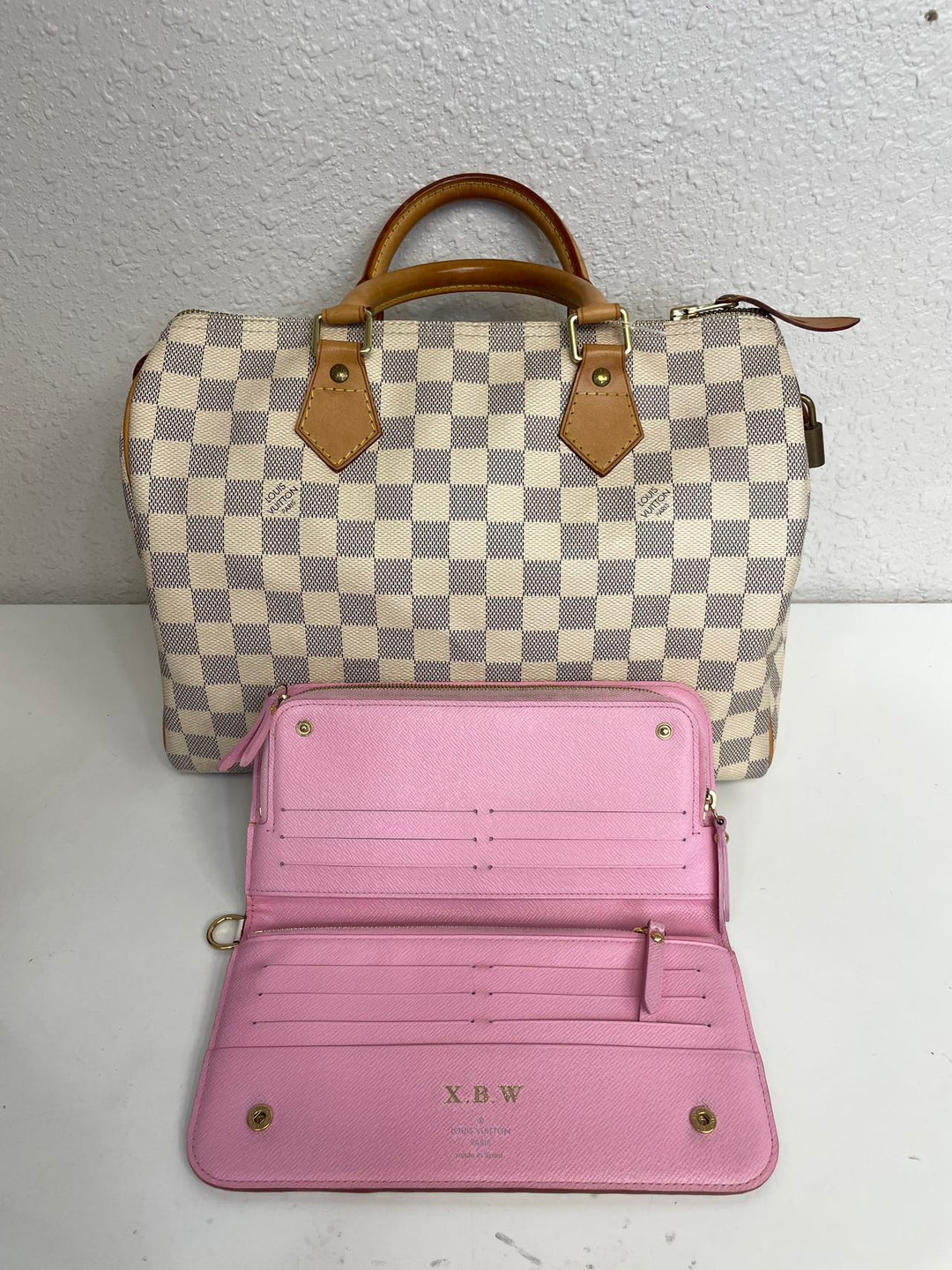 Louis Vuitton Speedy 30 with Multicolor Wallet bundle
