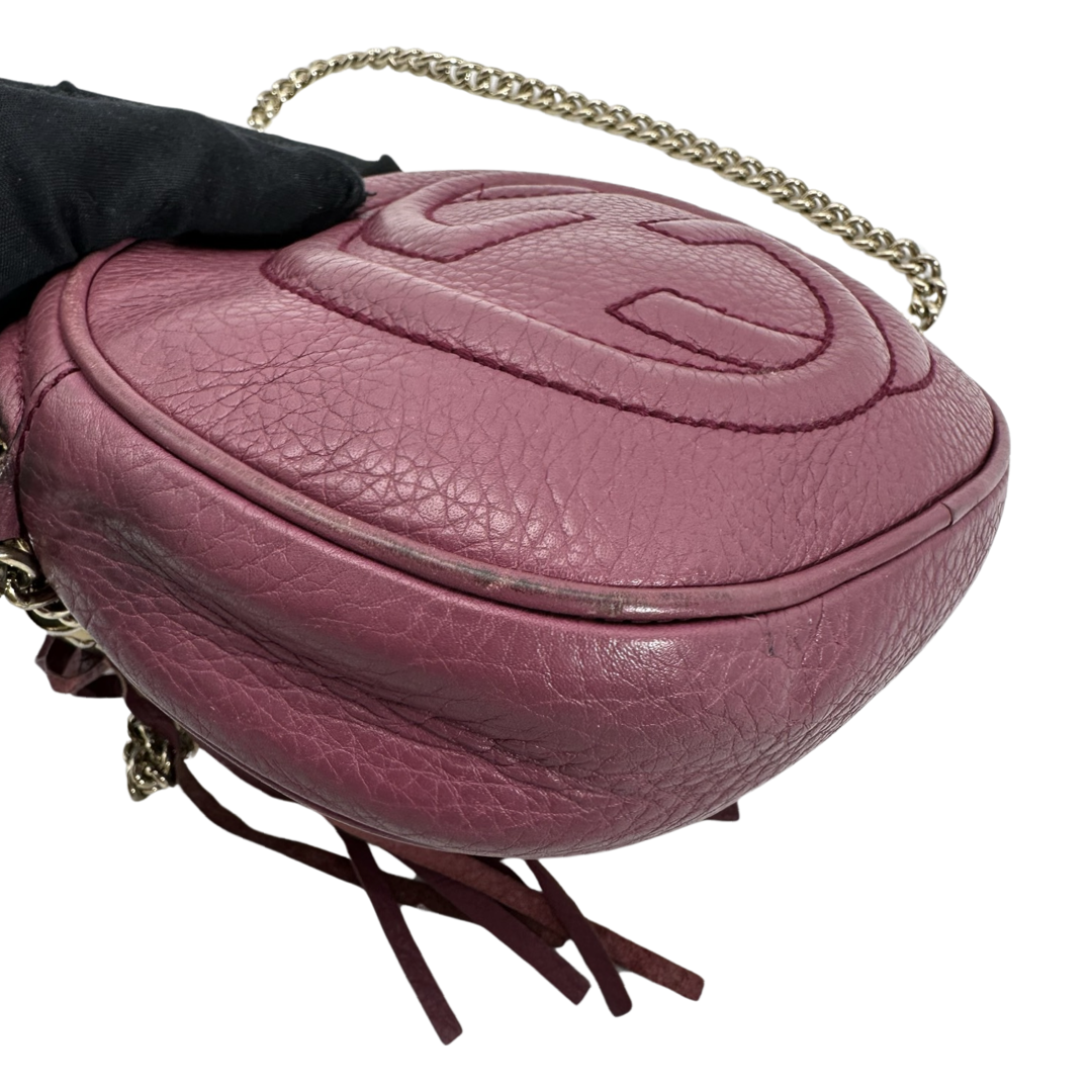 Pre-Owned Gucci GG Logo Soho Bag Crossbody Shoulder Bag