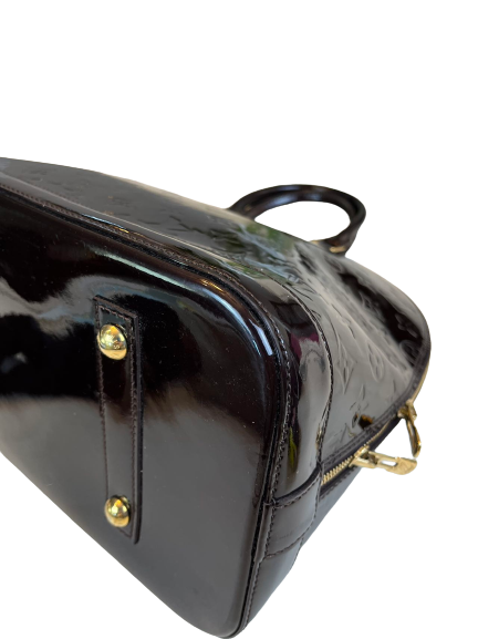 Preloved Louis Vuitton Patent Leather Alma GM Satchel Handbag