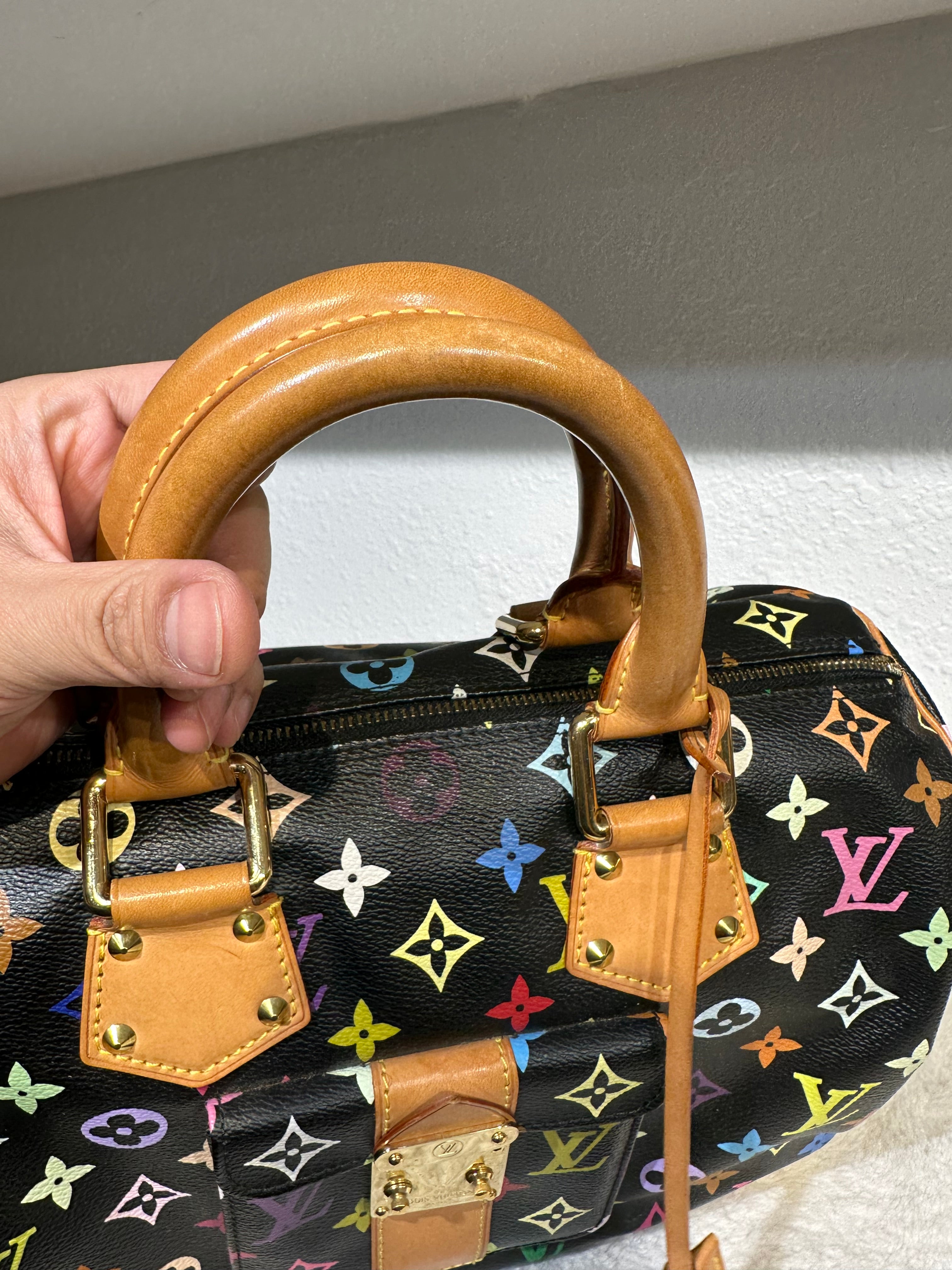 【旅に出たくなる可愛さ】LOUISVUITTON★SPEEDY 30 ハンドバッグ Pre-Owned Monogram Canvas Kabuki Speedy 30 QJB0FZLZ0B010