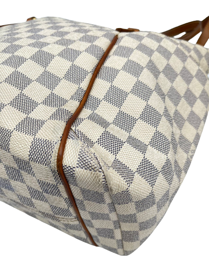 Preloved Louis Vuitton Damier Azur Totally MM Totes Shoulder Bag