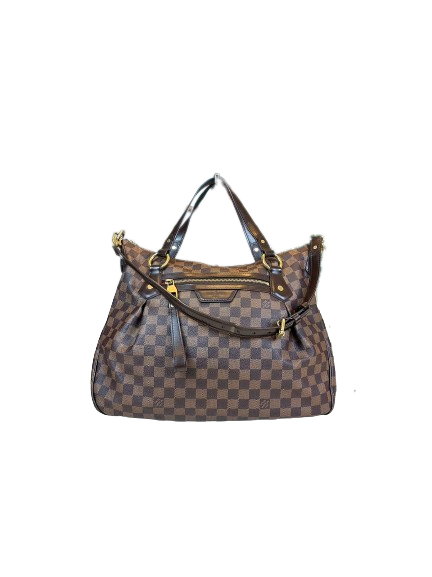 Preloved Louis Vuitton Damier Ebene Evora Shoulder Bag Tote