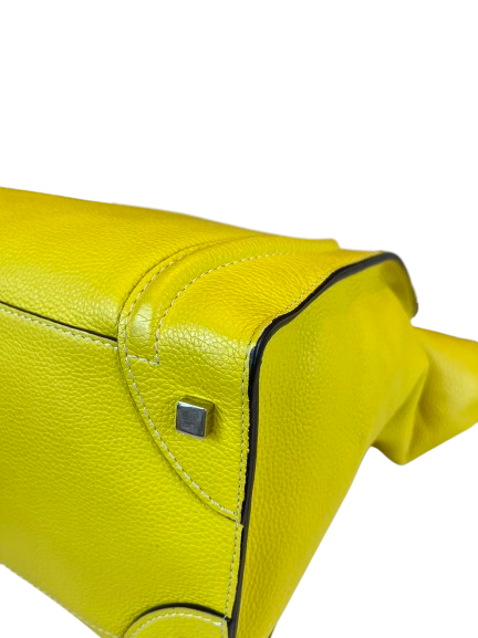 Preloved Celine Leather Mini Luggage Totes Satchel