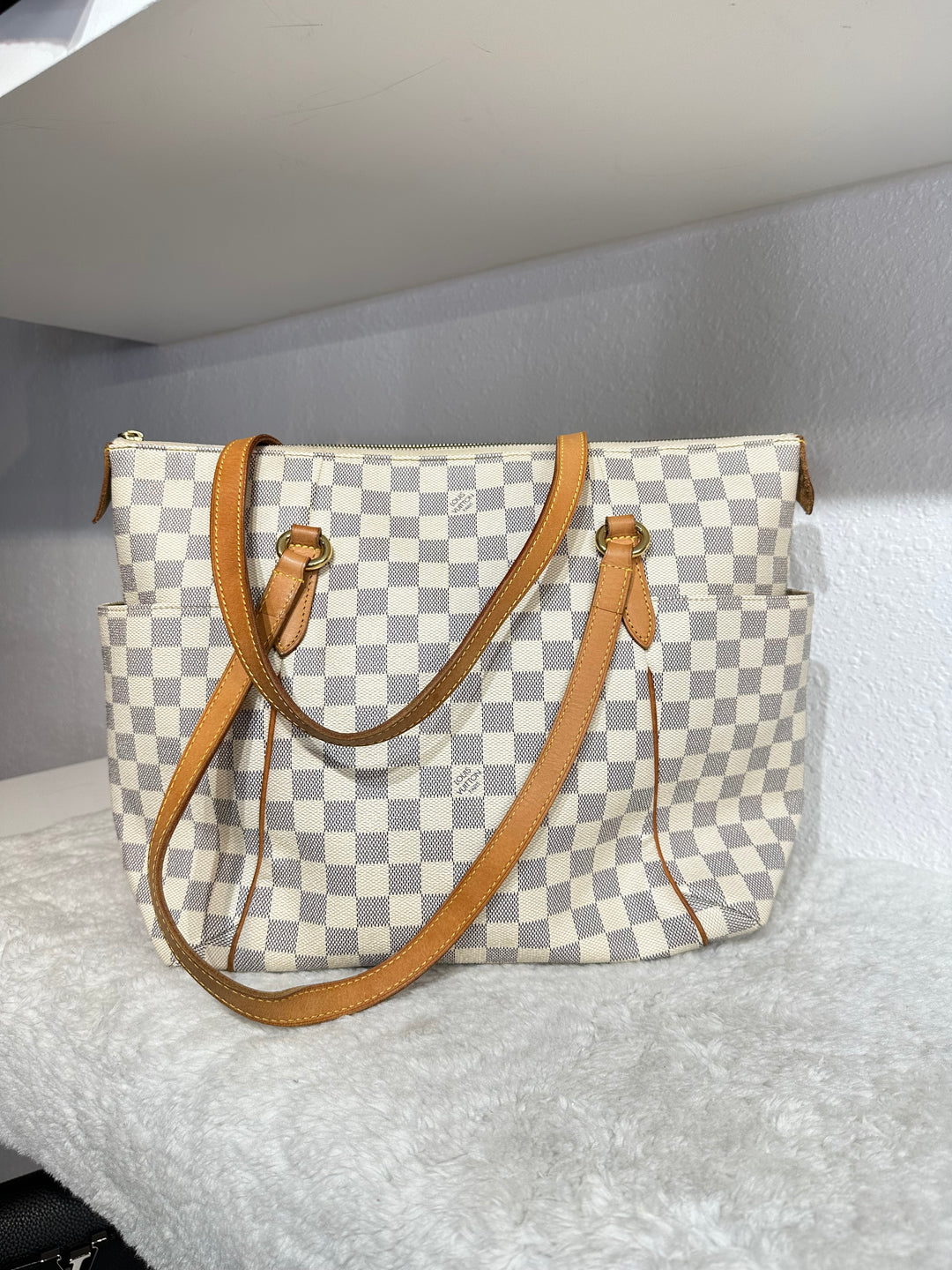 Louis Vuitton Damier Azur Totally Shoulder Bag