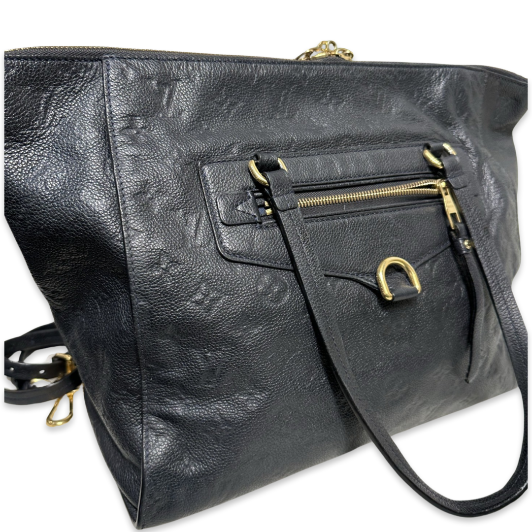 Pre-Owned Louis Vuitton Blue Empreinte Leather Lumineuse Shoulder Bag