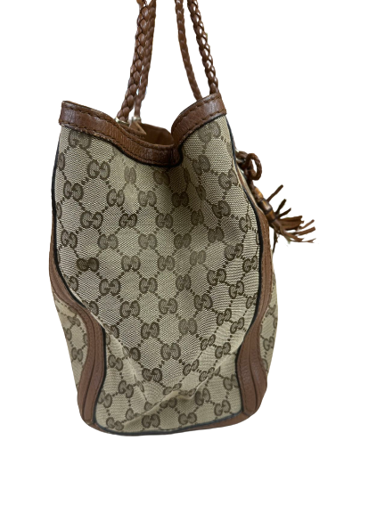 Preloved Gucci GG Logo Supreme Large Totes Shoulder Bag