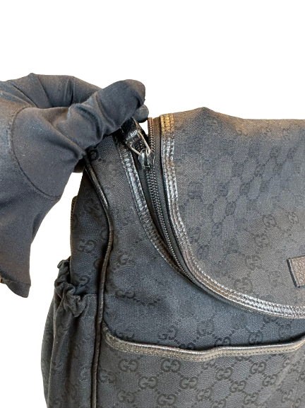 Preloved Gucci GG Logo Supreme Large Shoulder Bag Crossbody