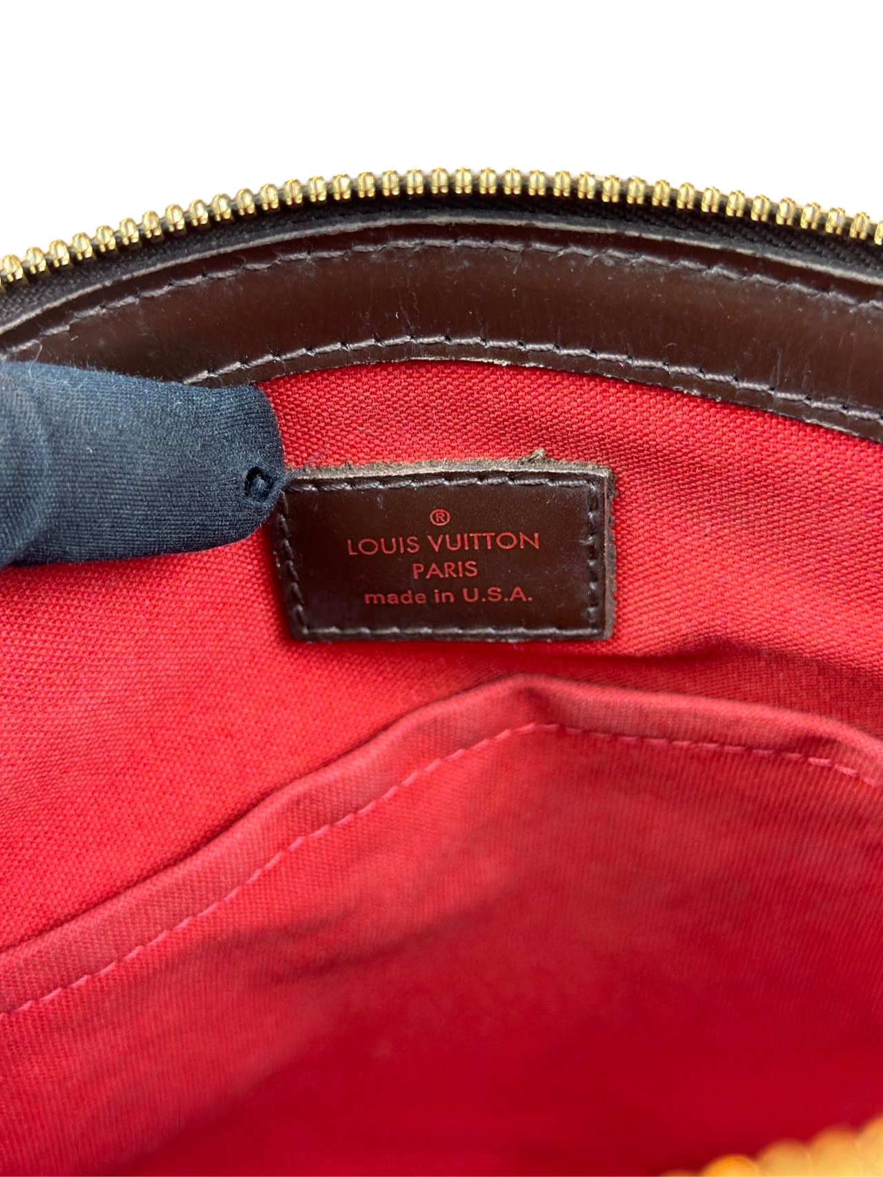 Preloved Louis Vuitton Damier Ebene Verona PM Satchel Handbag