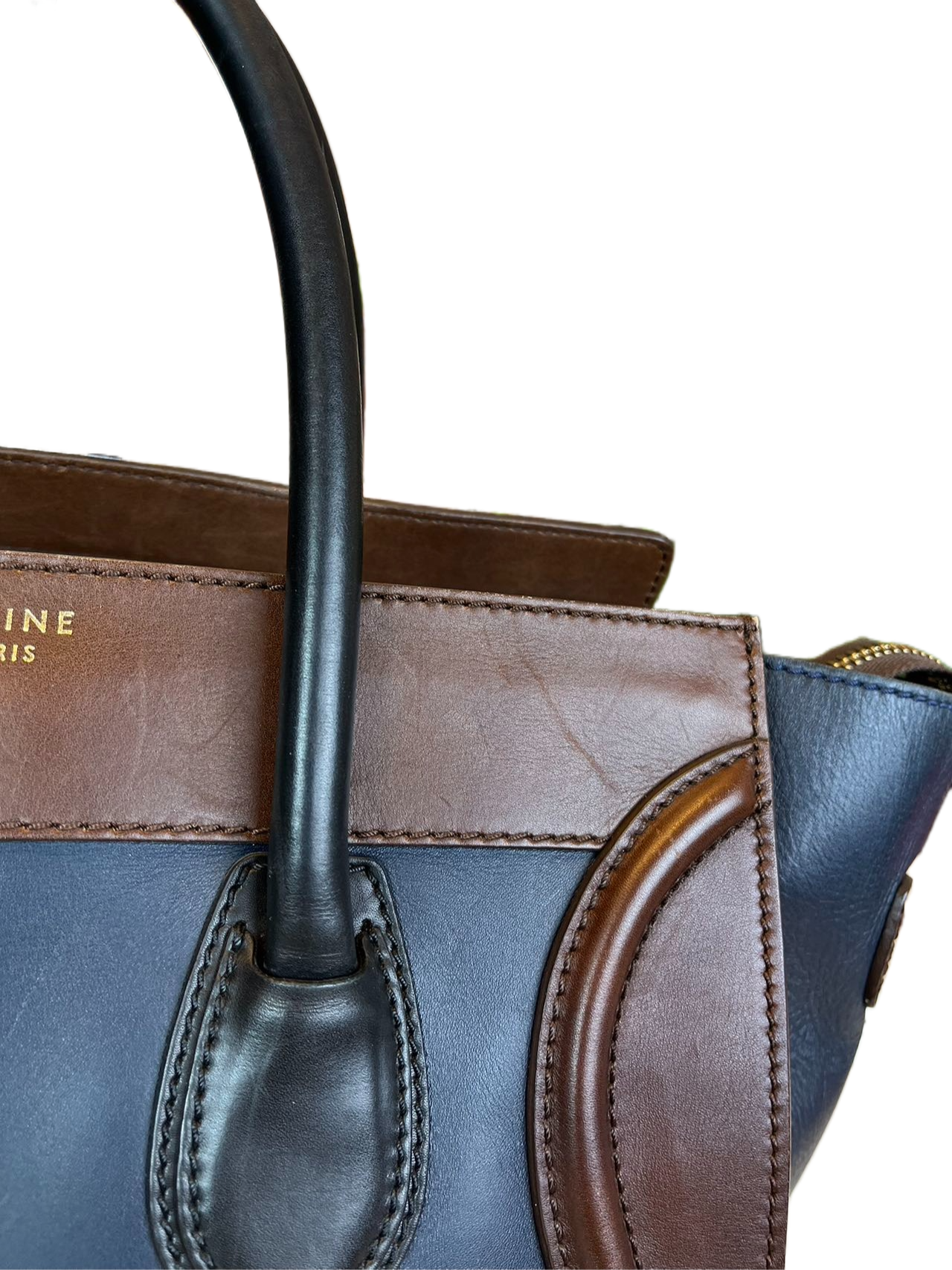 Preloved Celine Mini Luggage Totes Satchel Handbag