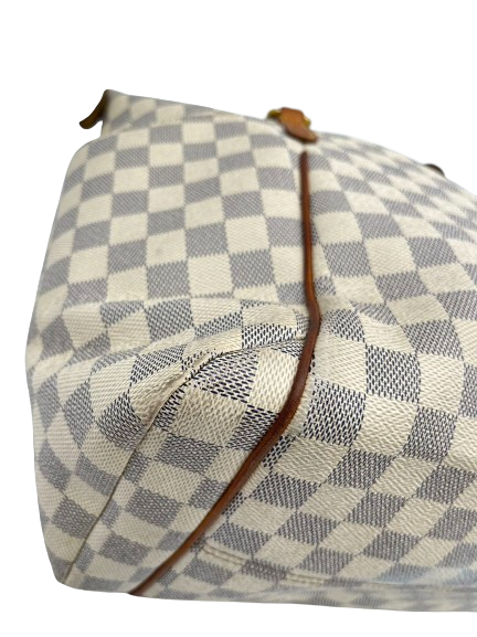 Preloved Louis Vuitton Damier Azur Totally MM Totes Shoulder Bag