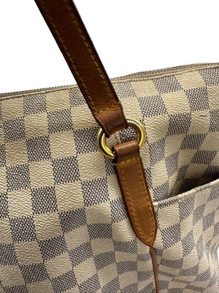 Preloved Louis Vuitton Damier Azur Totally MM Tote Shoulder Bag