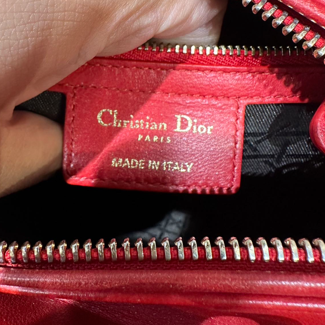 Pre-Owned Dior Leather Top Handle Bag