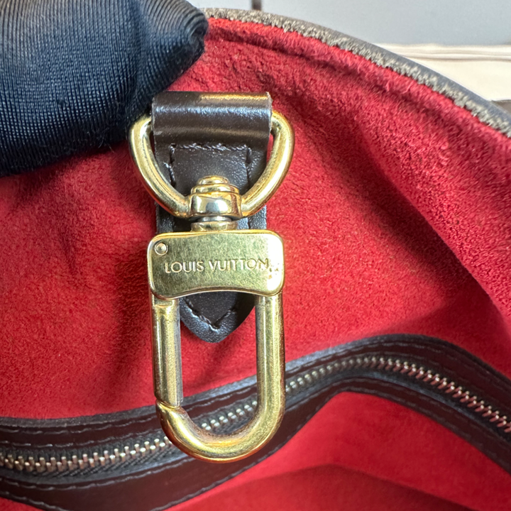 Pre-Owned Louis Vuitton Damier Ebene Hampstead GM Totes Shoulder Bag