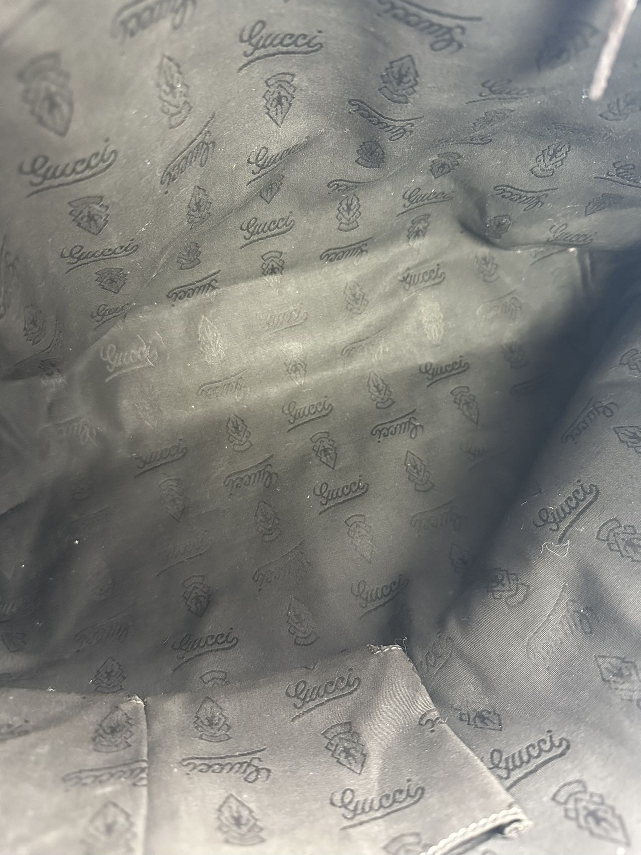 Preloved Gucci GG Logo Printed Large Totes Shoulder Bag