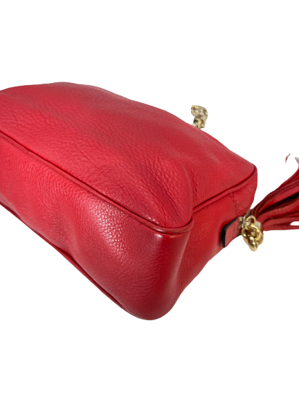 Preloved Gucci Medium Leather Soho Chain Shoulder Bag