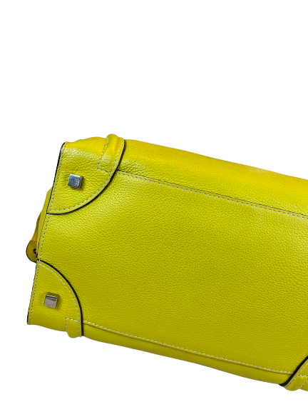 Preloved Celine Leather Mini Luggage Totes Satchel