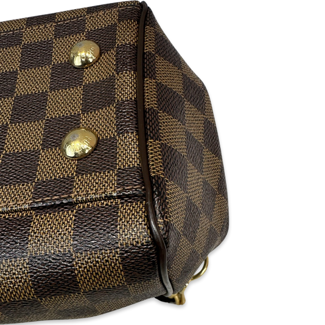 Pre-Owned Louis Vuitton Damier Ebene Trevi MM Shoulder Bag Pre-Owned Louis Vuitton Damier Ebene Trevi MM Shoulder Bag