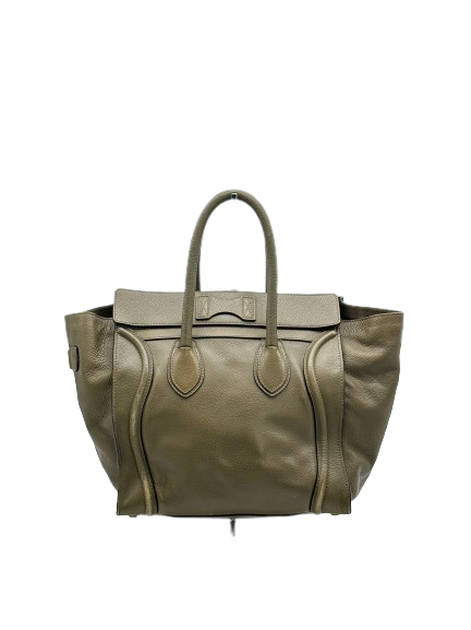 Preloved Celine Mini Luggage Satchel Handbag Totes