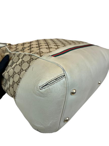Preloved Gucci GG Logo Supreme Shoulder Bag Satchel