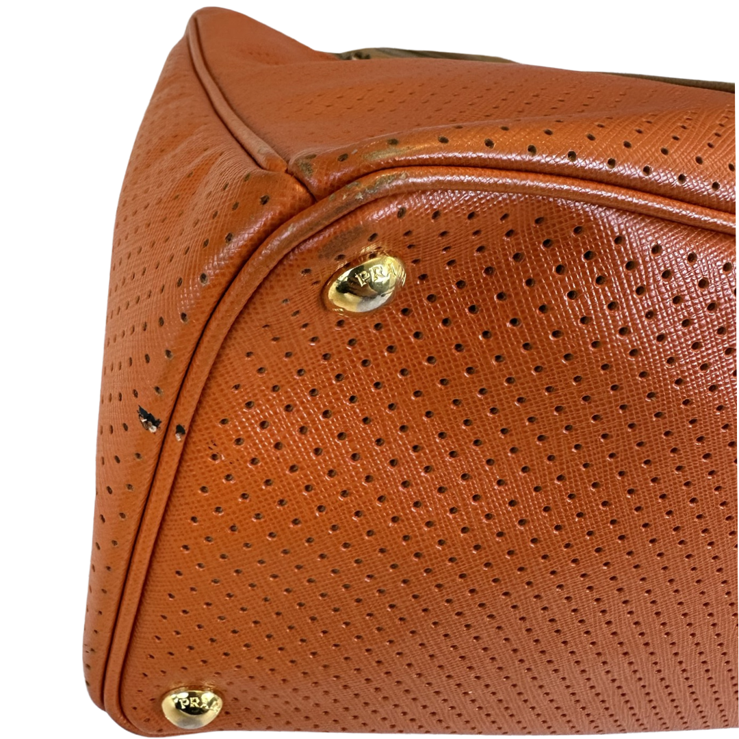 Pre-owned Prada Medium Saffiano Lux Handbag Satchel