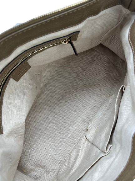 Preloved Gucci Metallic Leather Shoulder Bag