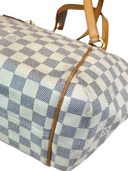 Preloved Louis Vuitton Damier Azur Totally PM Shoulder Bag Totes