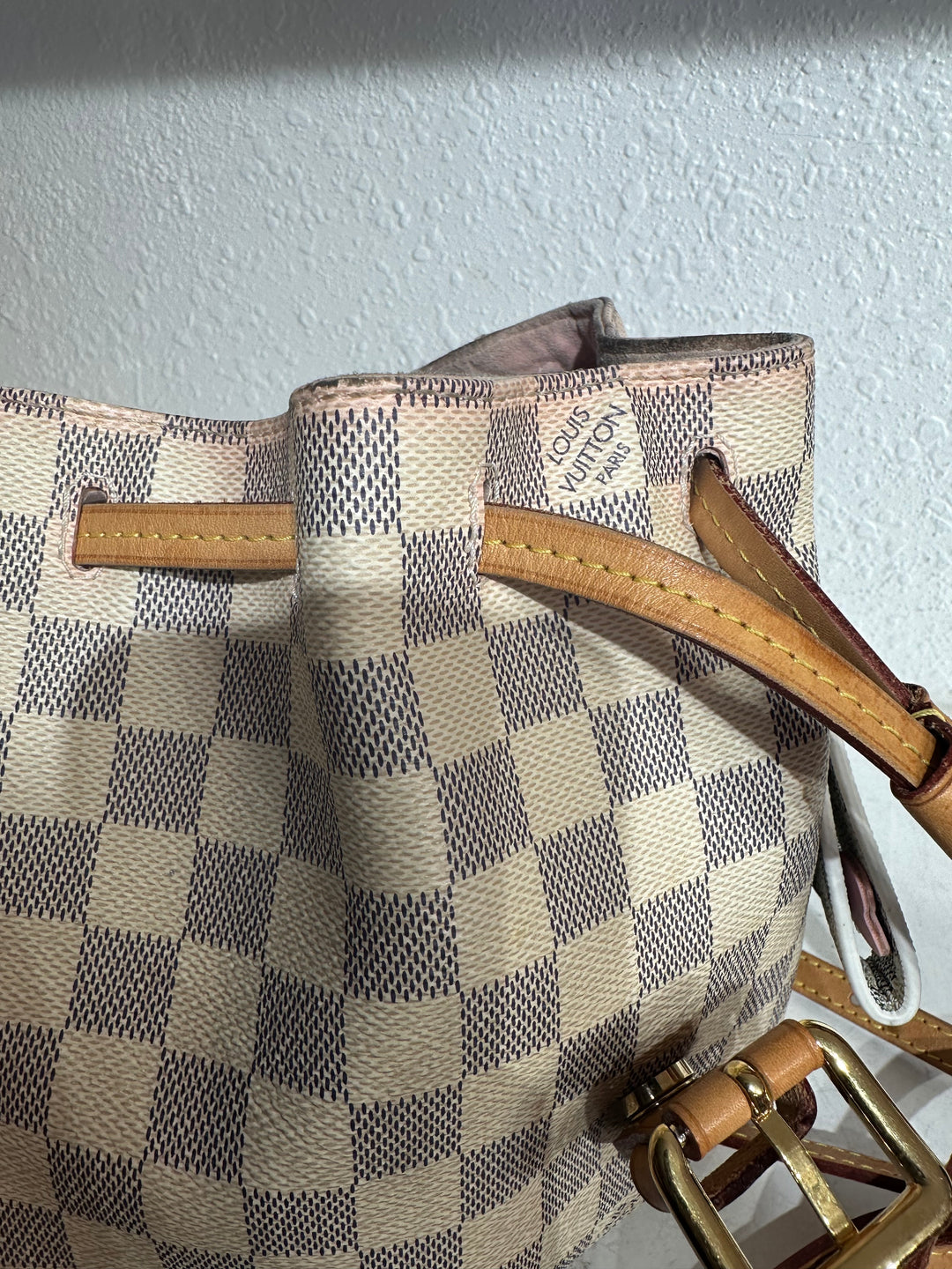 louis vuitton bb sperone backpack Louis Vuitton damier Azur Sperone BB Backpack – TheLuxuryStore