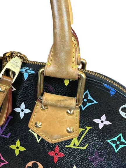 Preloved Louis Vuitton Multicolor Alma PM Satchel Handbag