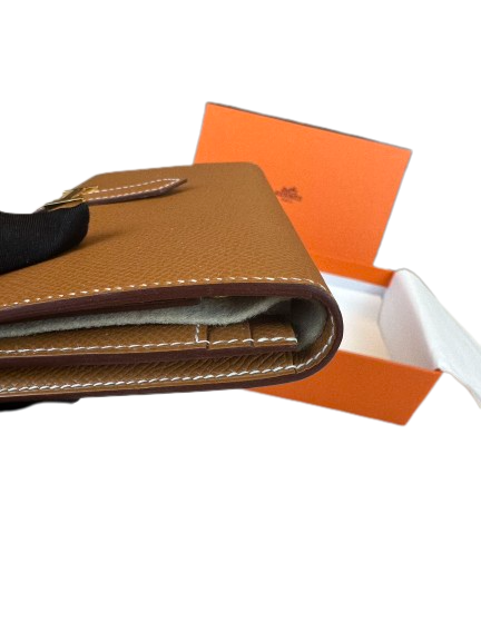 Preloved Hermes Epsom Calfskin Bearn Wallet With Gusset