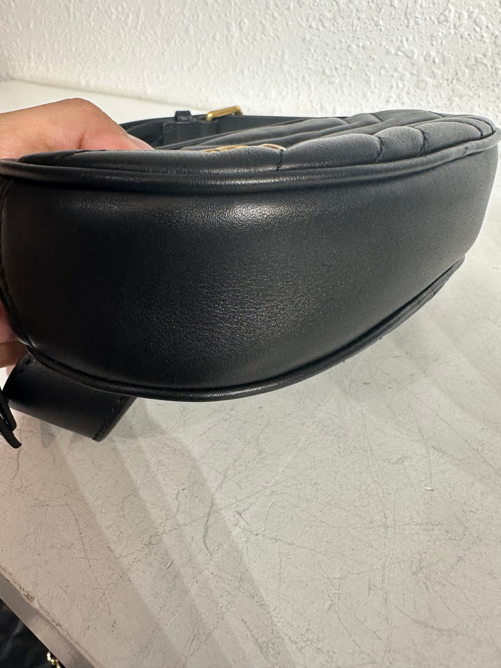 Gucci Black Leather belt bag