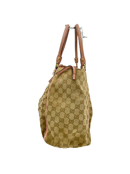 Preloved Gucci GG Logo Supreme D Logo Shoulder Bag Satchel