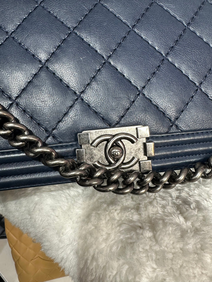 Chanel Navy blue large Bag bag Shoulder bag