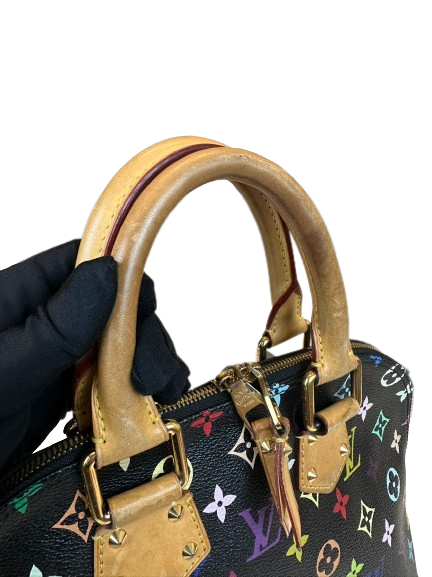 Preloved Louis Vuitton Multicolor Alma PM Satchel Handbag