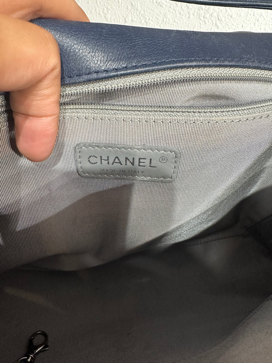 Chanel Navy blue large Bag bag Shoulder bag