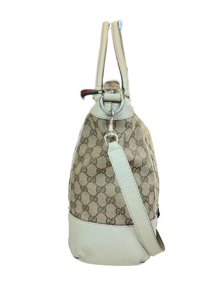 Preloved Gucci GG Logo Supreme Shoulder Bag Satchel