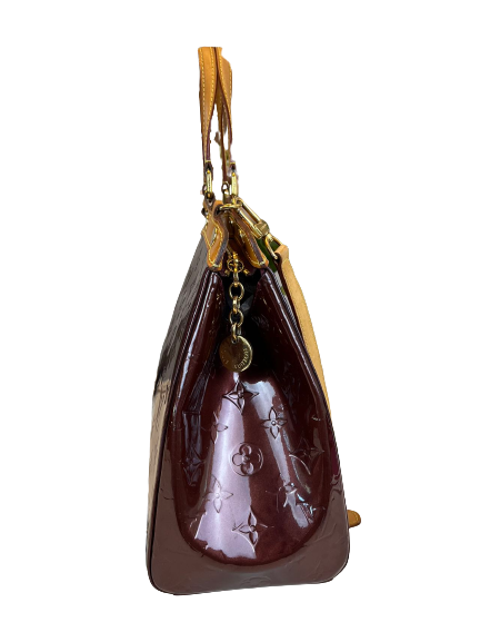 Preloved Louis Vuitton Patent Leather Brea MM Shoulder Bag