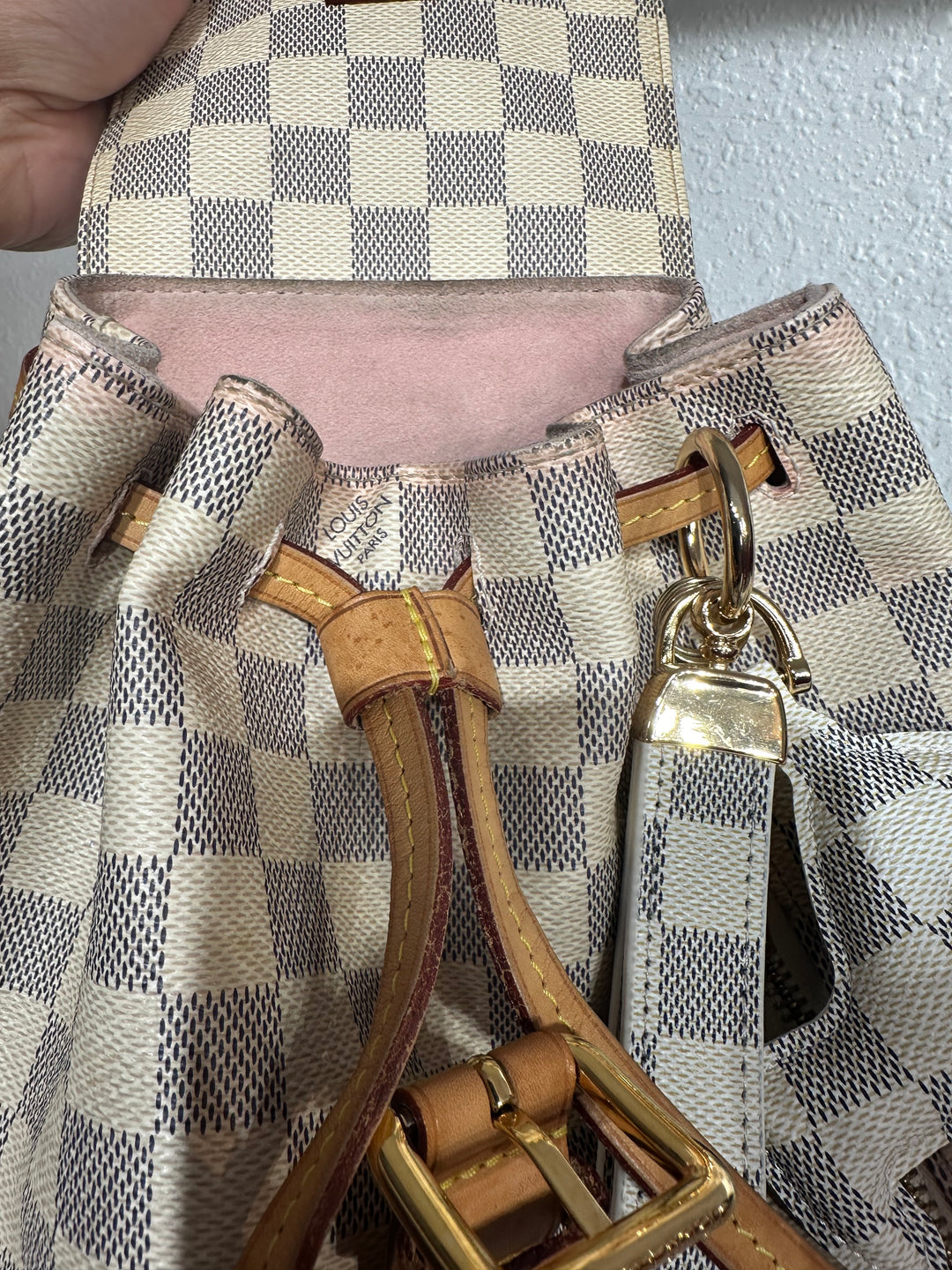 Louis Vuitton damier Azur Sperone BB Backpack