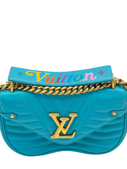 Preloved Louis Vuitton LV Logo New Wave Chain Shoulder Bag Crossbody
