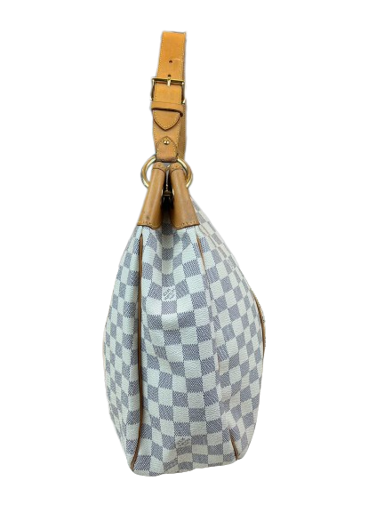 Preloved Louis Vuitton Damier Azur Galliera GM Totes Shoulder Bag