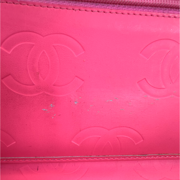 Pre-Owned Chanel Black Leather CC Logo Cambon Wallet
