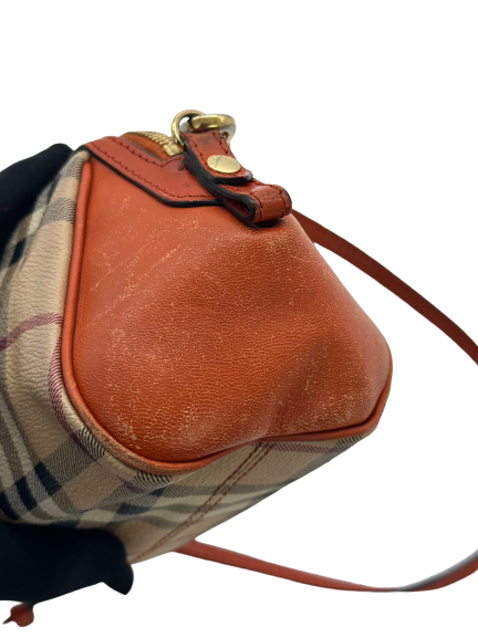 Preloved Burberry Signature Logo Shoulder Bag Crossbody