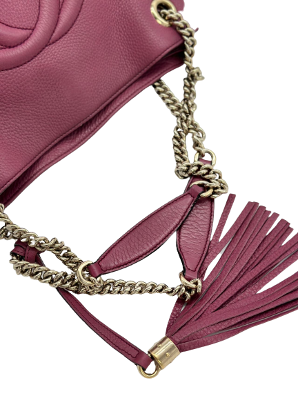 Preloved Gucci GG Logo Soho Chain Shoulder Bag Totes