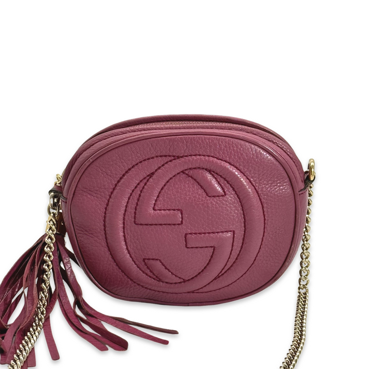 Pre-Owned Gucci GG Logo Soho Bag Crossbody Shoulder Bag