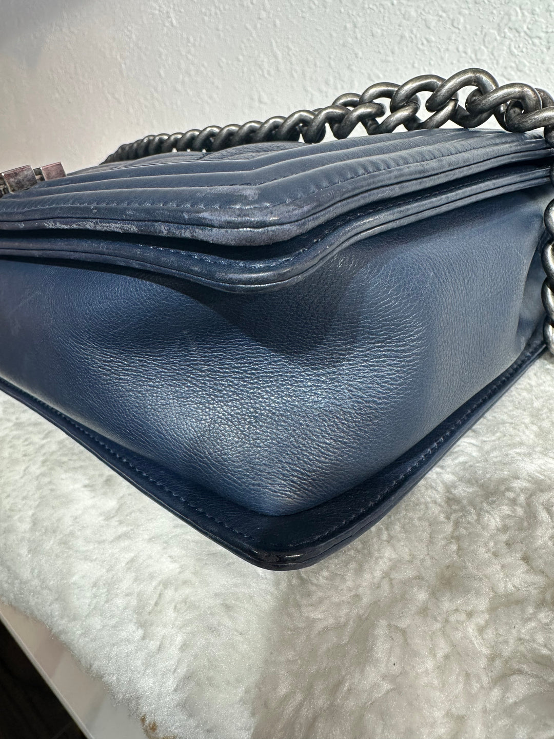 Chanel Navy blue large Bag bag Shoulder bag