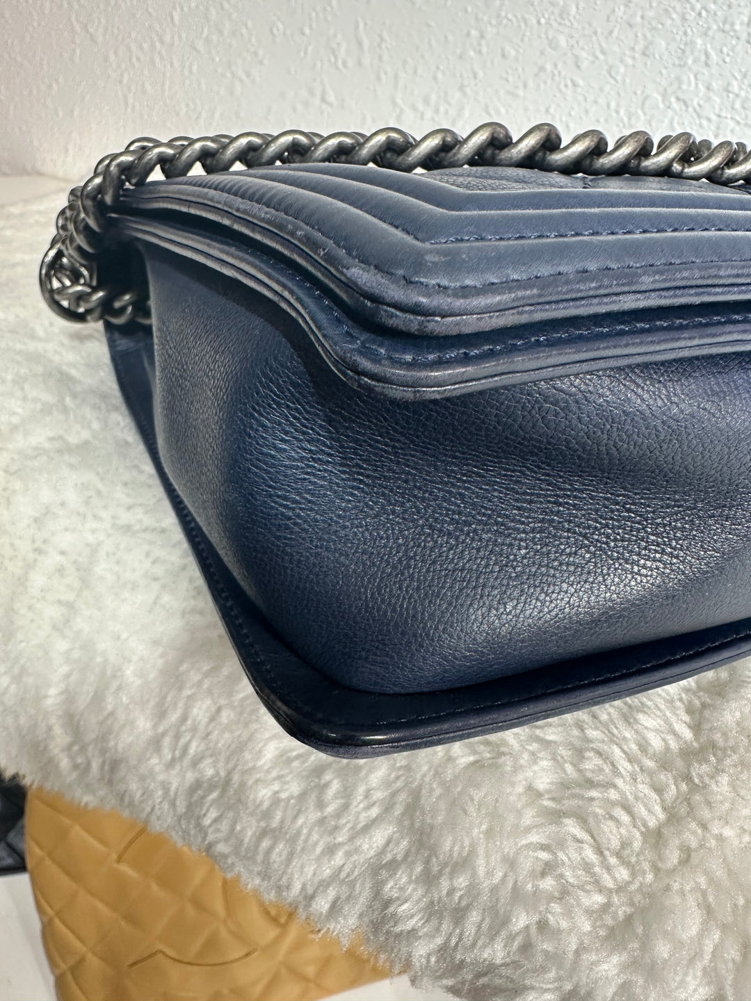 Chanel Navy blue large Bag bag Shoulder bag