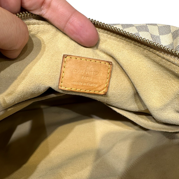 Pre-Owned Louis Vuitton Damier Azur Evora MM Shoulder Bag