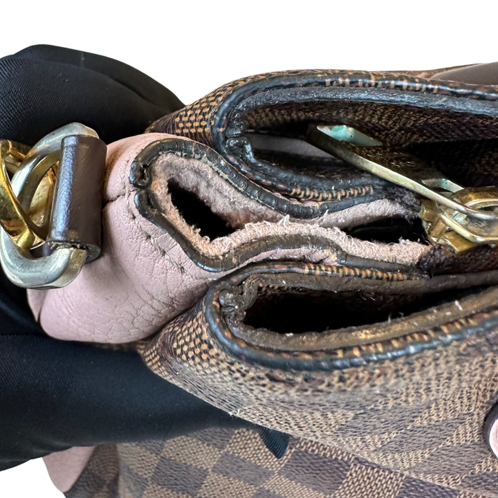 Pre-Owned Louis Vuitton Damier Ebene Shoulder Bag Crossbody