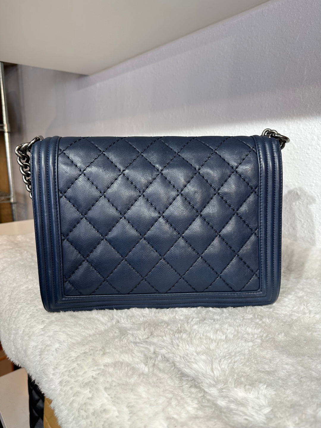 Chanel Navy blue large Bag bag Shoulder bag