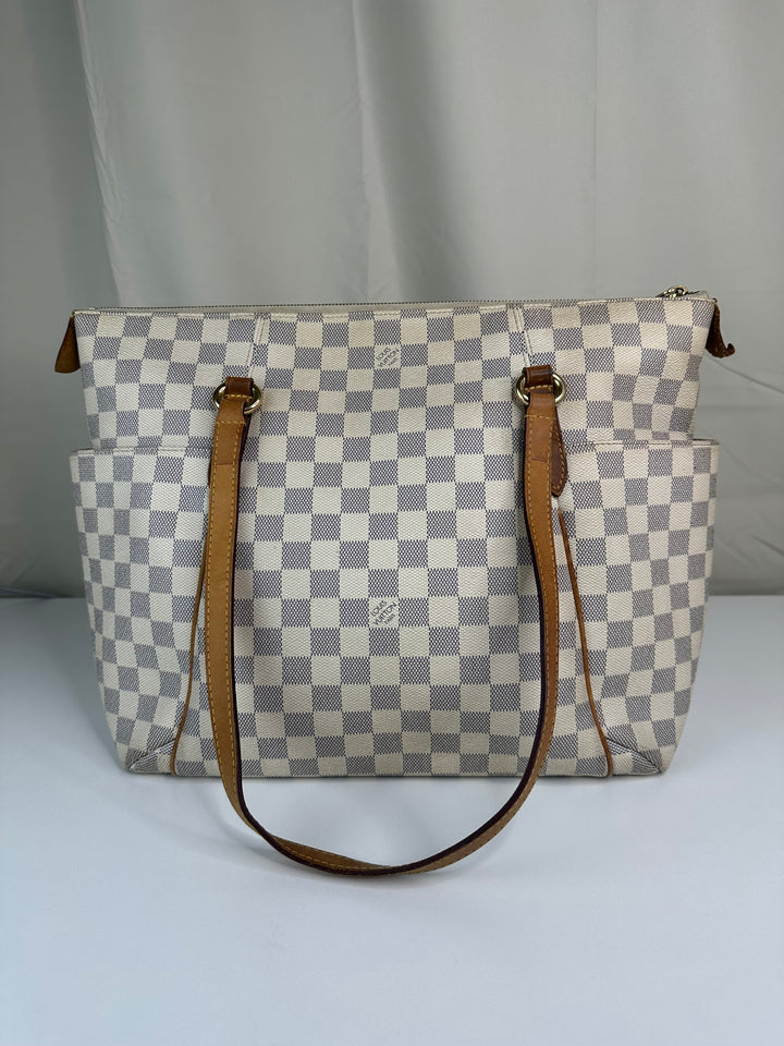 Louis Vuitton Damier Azur Totally MM Shoulder Bag